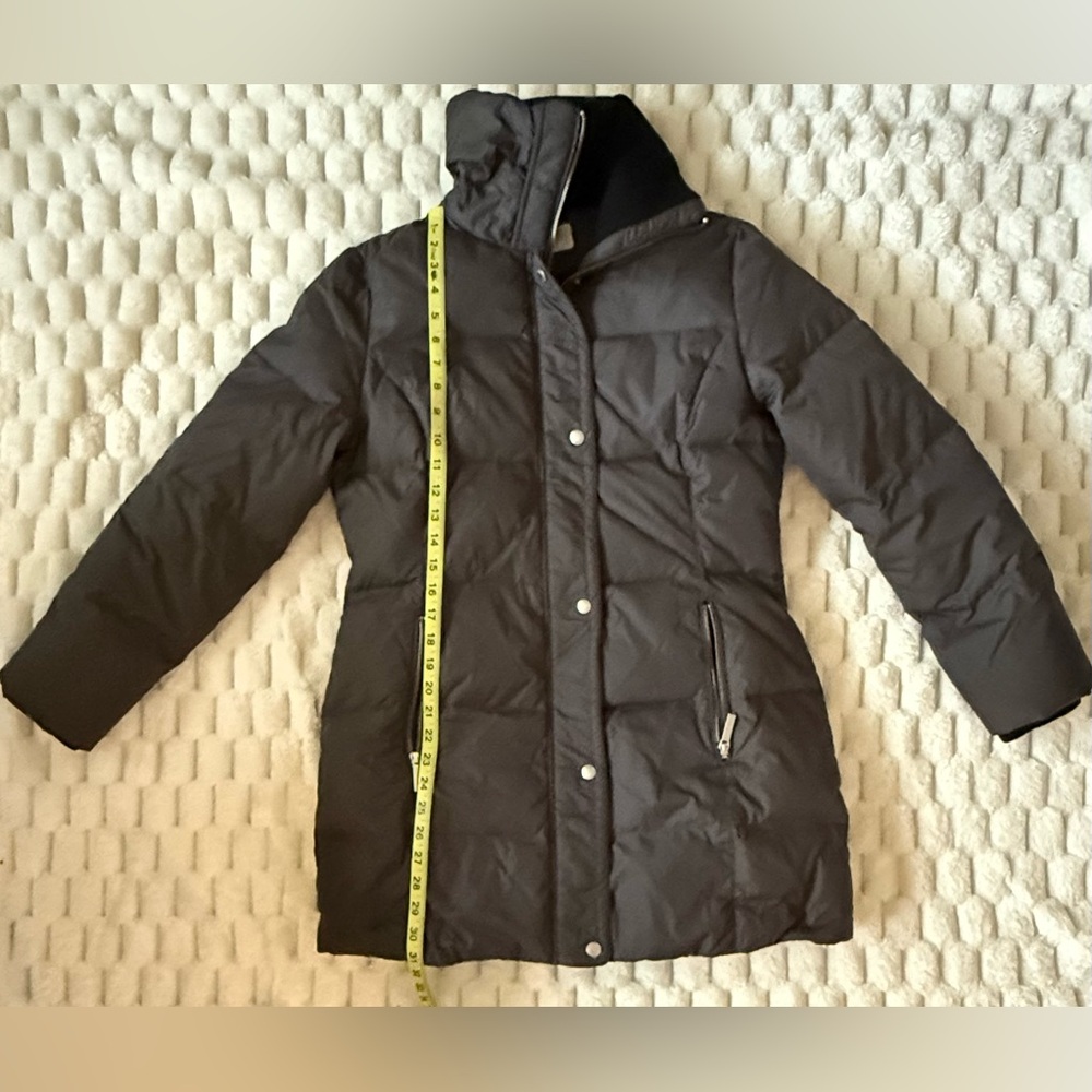 Michael Kors Women’s Quilted Down Puffer Coat Parka Jacket Olive Green Sz Small - Picture 4 of 7